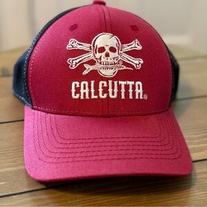 Calcutta Red and Black Cap